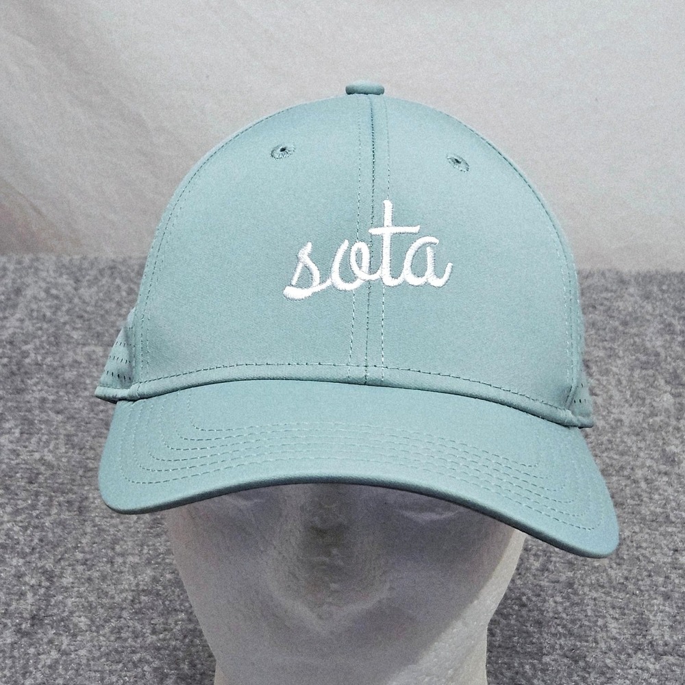 Sota Clothing Hat Green Perforated Performance Cap Activewear Golf‎ Minnesota